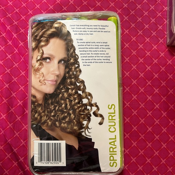 2 Sets of rubber Heatless Hair Rollers (3 different sizes) total of 30 Soft Rods - Picture 6 of 9